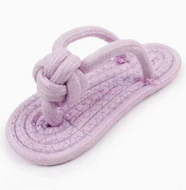Durable Cotton Rope Slippers Dog Chew Toy