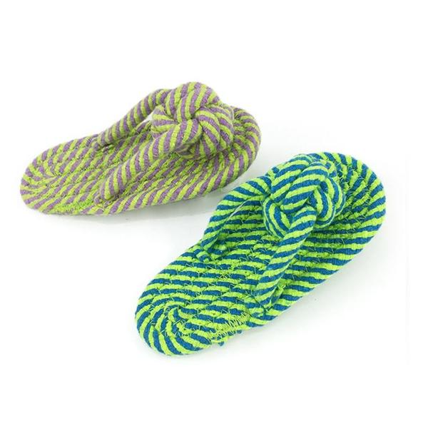 Durable Cotton Rope Slippers Dog Chew Toy